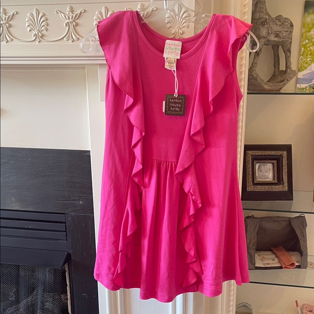 Lemon Loves Lime Pink Ruffled Dress